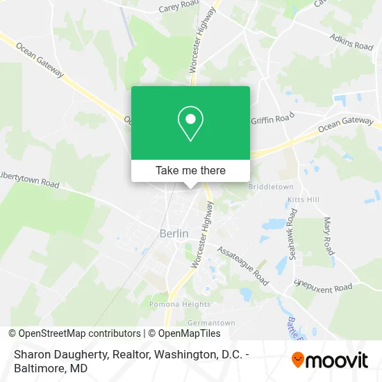 Sharon Daugherty, Realtor map