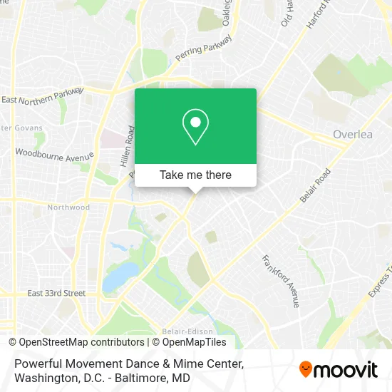 Powerful Movement Dance & Mime Center map