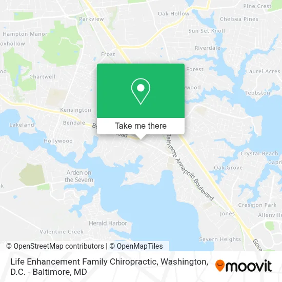Life Enhancement Family Chiropractic map