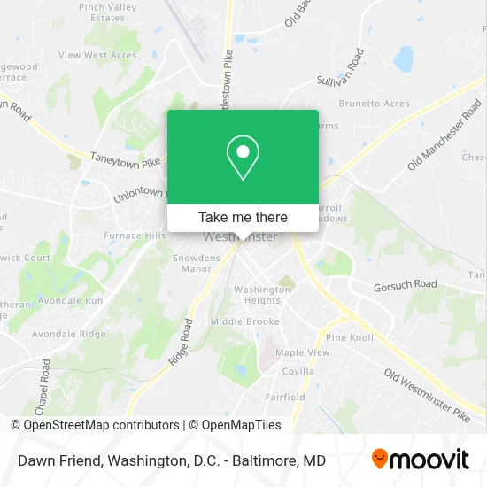 Dawn Friend map