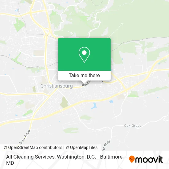 All Cleaning Services map