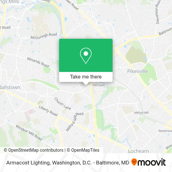 Armacost Lighting map