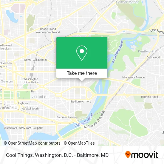 Cool Things map
