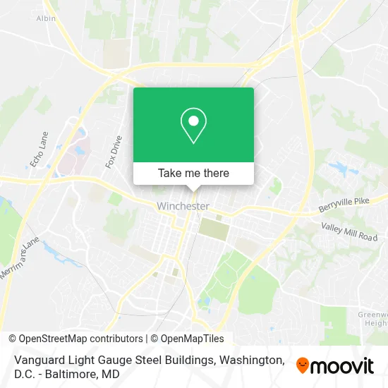 Vanguard Light Gauge Steel Buildings map
