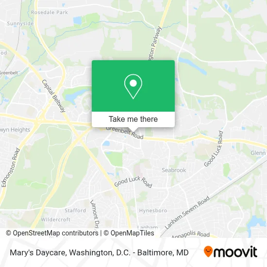 Mary's Daycare map