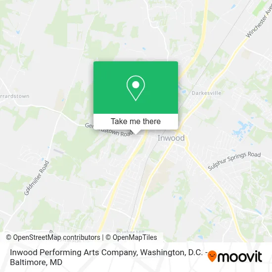 Inwood Performing Arts Company map