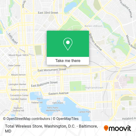 Total Wireless Store map