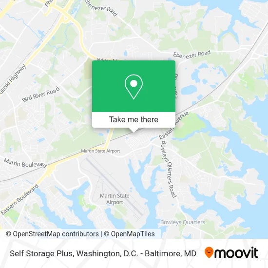 Self Storage Plus map