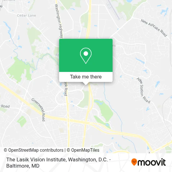 The Lasik Vision Institute map