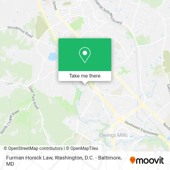 Furman Honick Law map