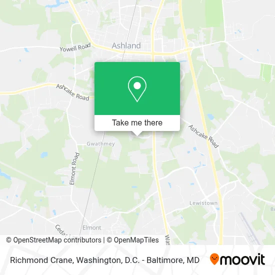 Richmond Crane map