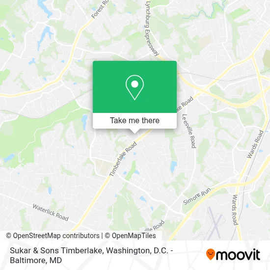 Sukar & Sons Timberlake map