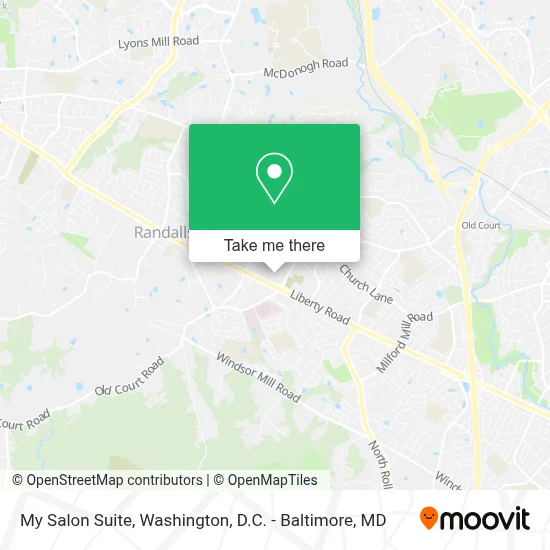 My Salon Suite map