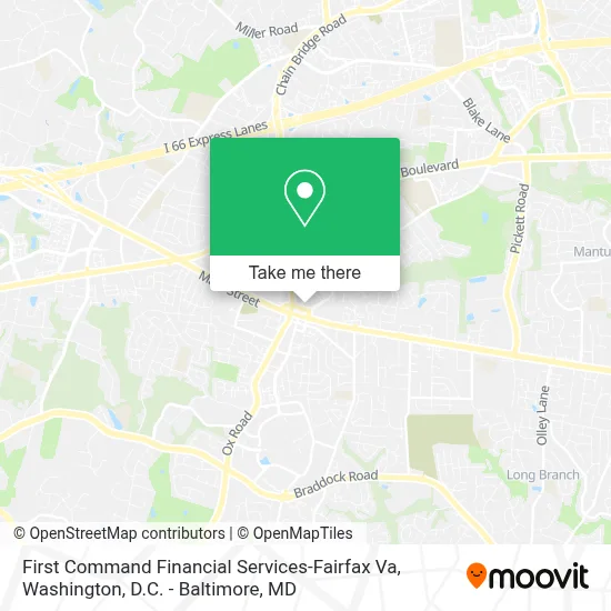 First Command Financial Services-Fairfax Va map