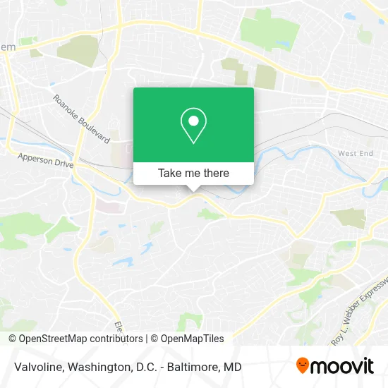 Valvoline map