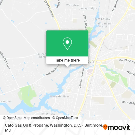 Cato Gas Oil & Propane map