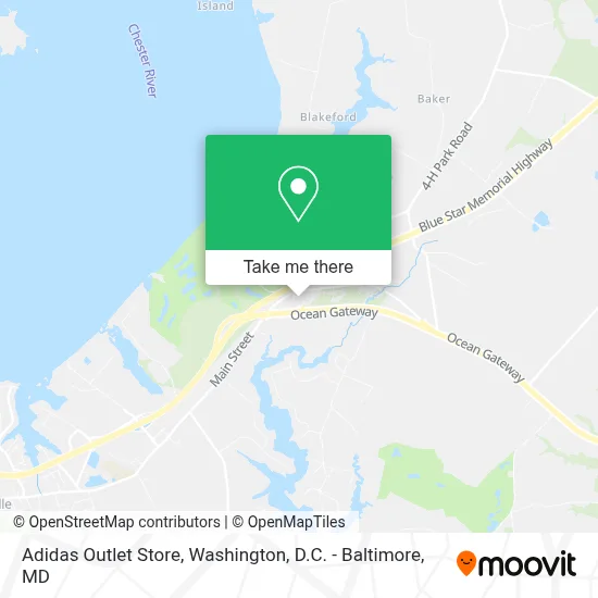 Adidas Outlet Store map