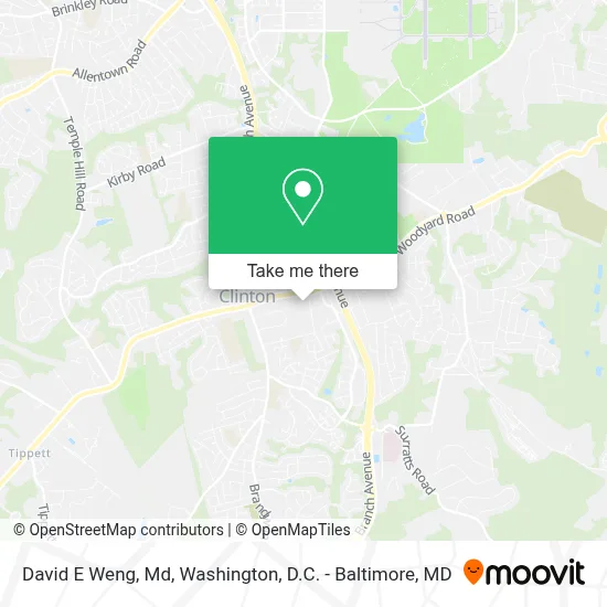 David E Weng, Md map