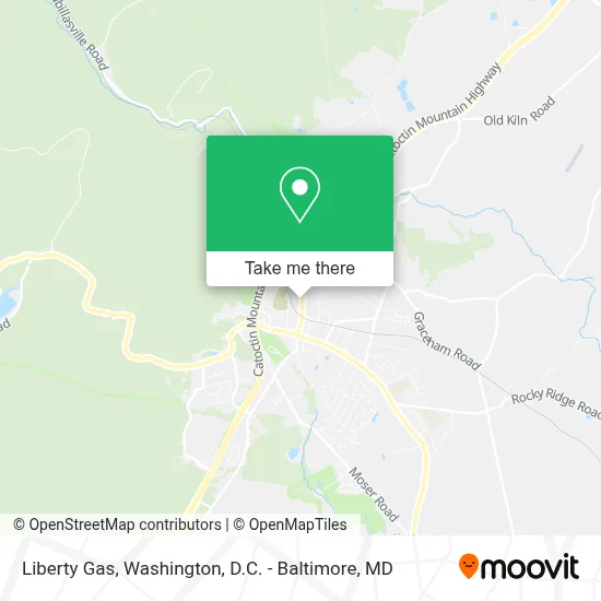Liberty Gas map