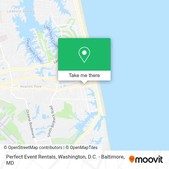 Perfect Event Rentals map