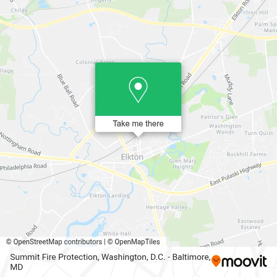 Summit Fire Protection map
