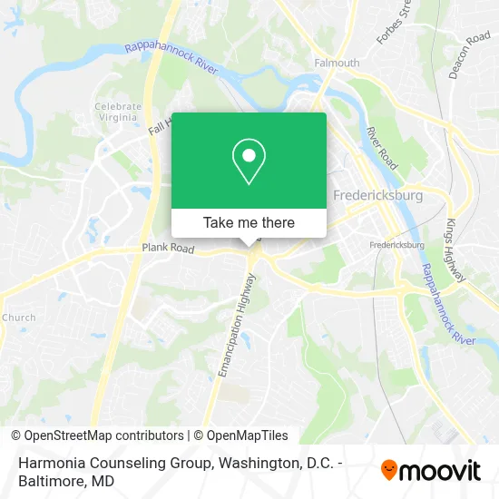 Harmonia Counseling Group map