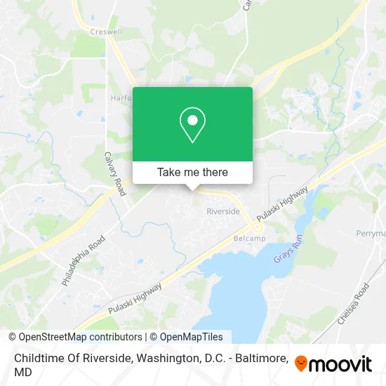 Childtime Of Riverside map