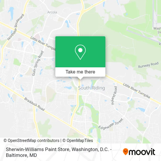 Sherwin-Williams Paint Store map
