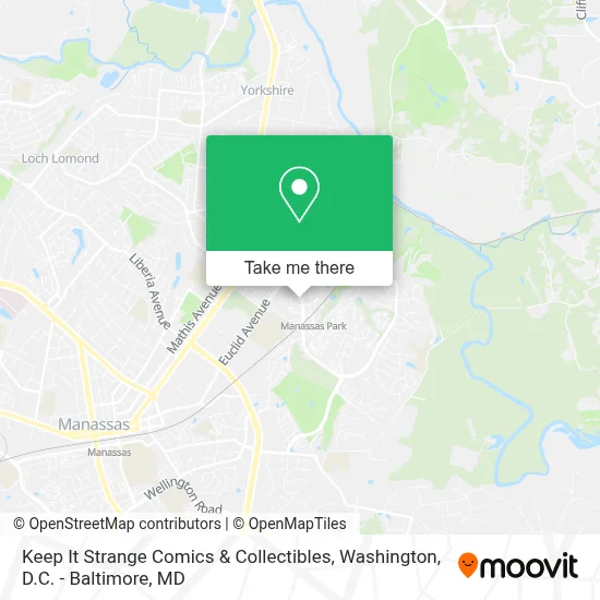 Keep It Strange Comics & Collectibles map