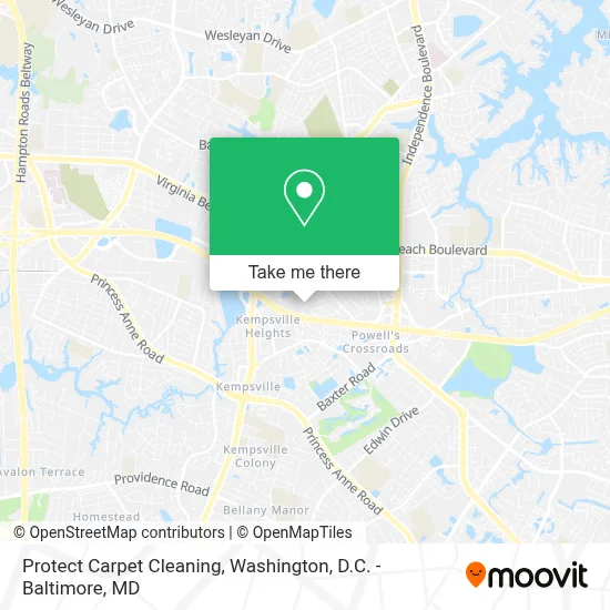 Protect Carpet Cleaning map