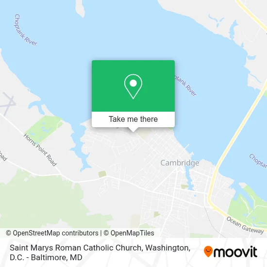 Saint Marys Roman Catholic Church map