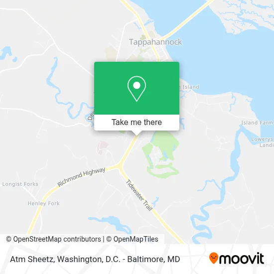 Atm Sheetz map