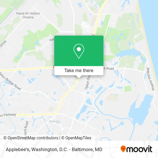Applebee's map