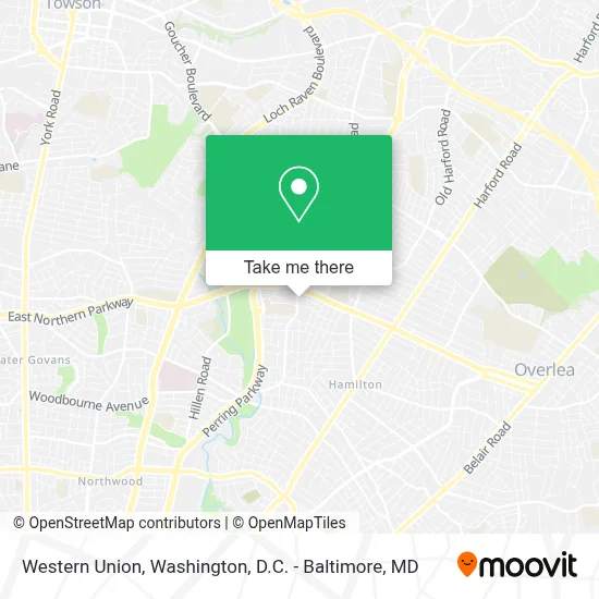 Western Union map