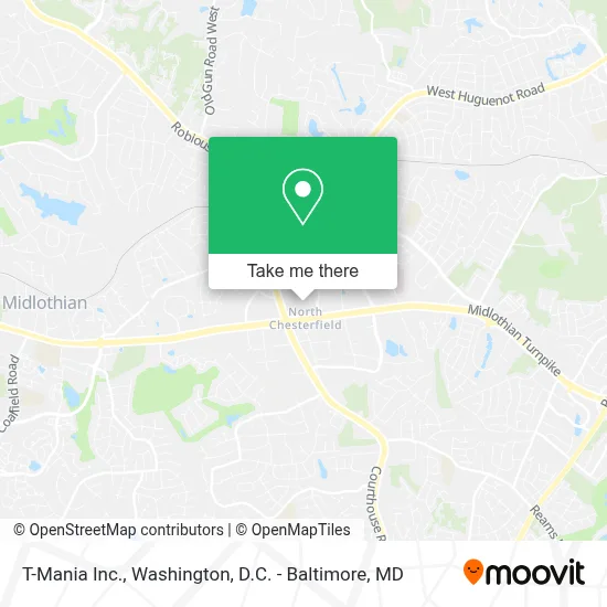 T-Mania Inc. map