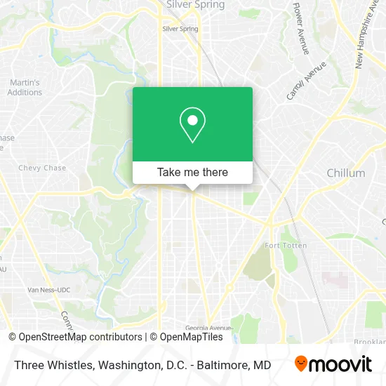 Three Whistles map