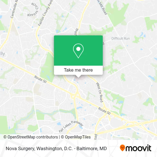 Nova Surgery map