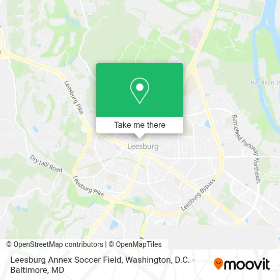 Leesburg Annex Soccer Field map
