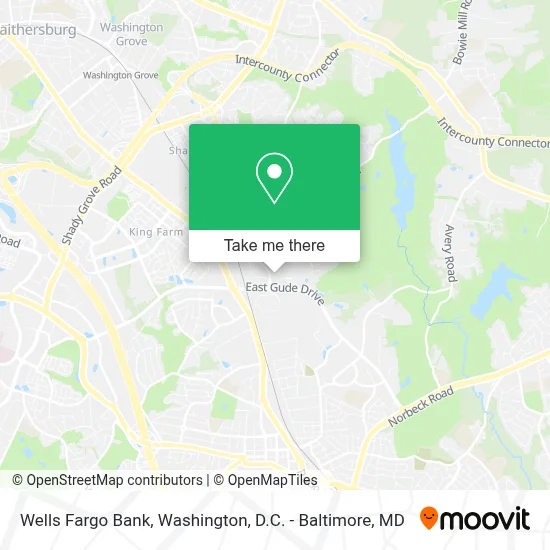 Wells Fargo Bank map