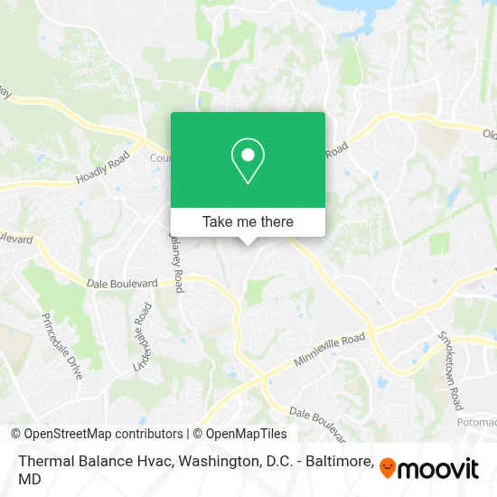 Thermal Balance Hvac map