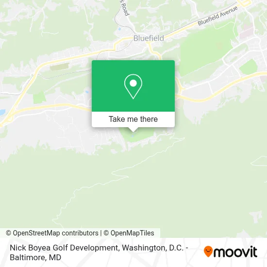 Nick Boyea Golf Development map