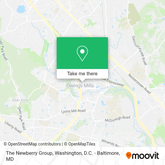 The Newberry Group map