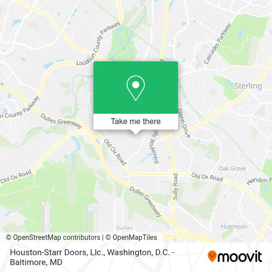 Houston-Starr Doors, Llc. map