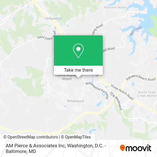 AM Pierce & Associates Inc map