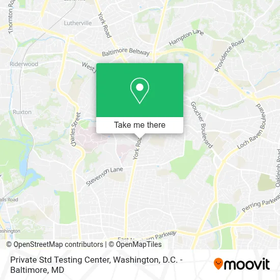 Private Std Testing Center map