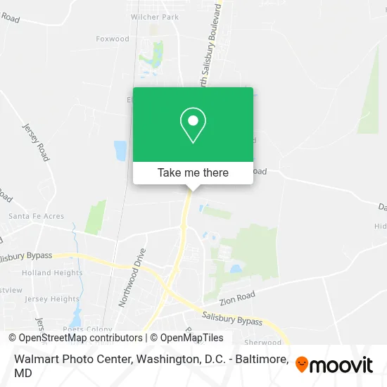 Walmart Photo Center map