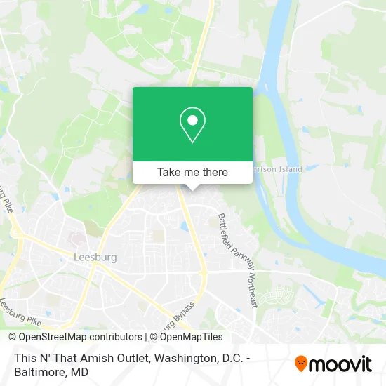 This N' That Amish Outlet map