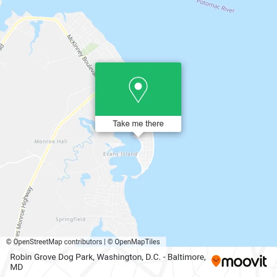 Robin Grove Dog Park map