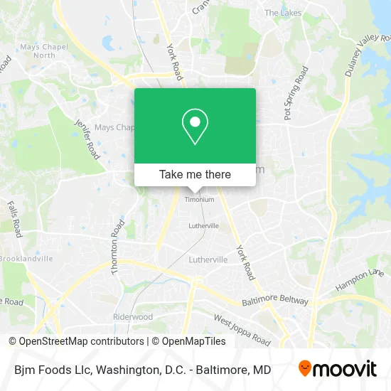Bjm Foods Llc map