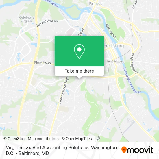 Virginia Tax And Accounting Solutions map
